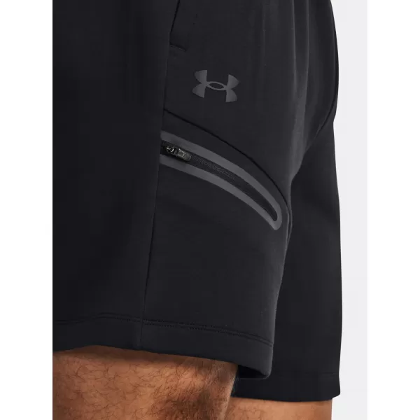  Pánské kraťasy UNDER ARMOUR UNSTOPPABLE FLC SHORTS 1379809-001 ČERNÁ 