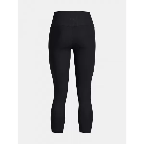  Dámské legíny UNDER ARMOUR MERIDIAN RIB ANKLE LEG 1386467-001 ČERNÁ 