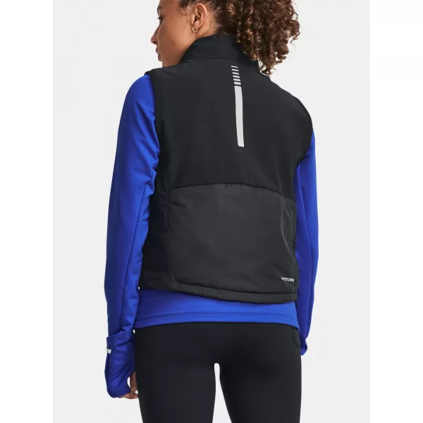  Dámská vesta UNDER ARMOUR STRM SESSION RUN VEST 1378502-001 ČERNÁ 