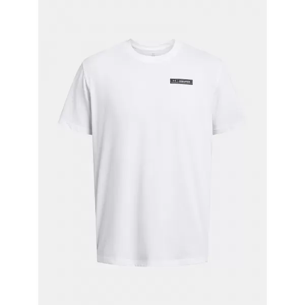  Pánské triko UNDER ARMOUR HW ARMOUR LABEL SS 1382831-100 BÍLÁ 