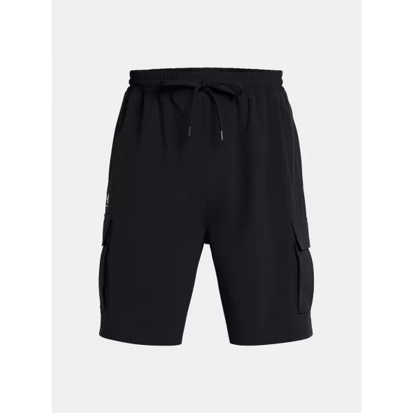  Pánské kraťasy UNDER ARMOUR VIBE WOVEN CARGO SHORT 1386560-001 ČERNÁ 