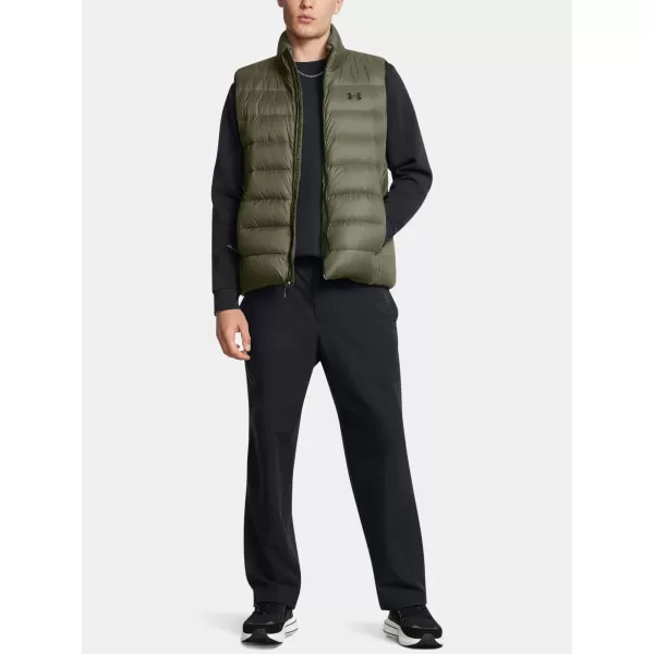 Pánská vesta UNDER ARMOUR LEGEND DOWN VEST 1385838-390 ZELENÁ 