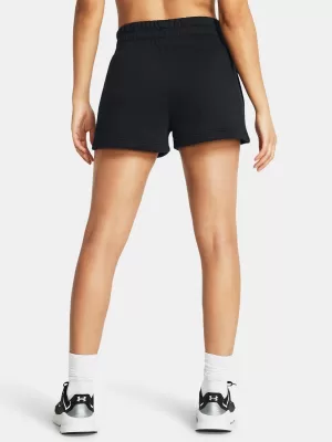 Dámské kraťasy UNDER ARMOUR ICON FLEECE BOXER SHORTS 1382725-001 ČERNÁ