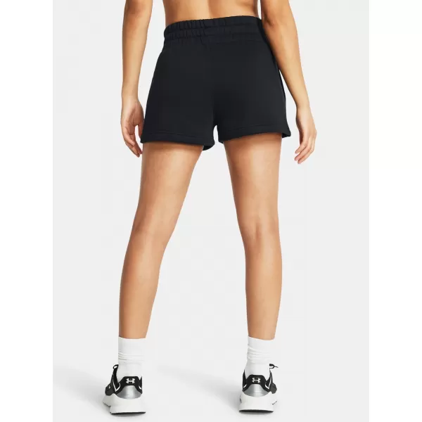  Dámské kraťasy UNDER ARMOUR ICON FLEECE BOXER SHORTS 1382725-001 ČERNÁ 