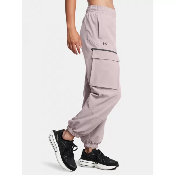  Dámské sportovní kalhoty UNDER ARMOUR UNSTOPPABLE CARGO PANT 1386481-015 ŠEDÁ 