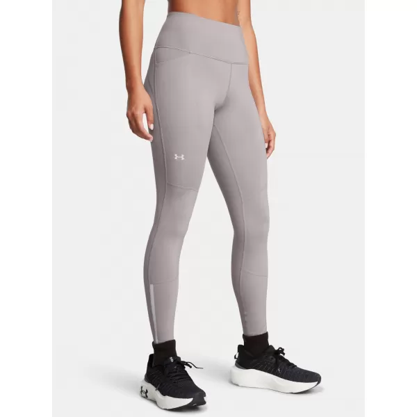  Dámské legíny UNDER ARMOUR LAUNCH ELITE CW TIGHTS 1386351-015 ŠEDÁ 