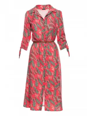 Dámské šaty BEWEAR B259 PINK