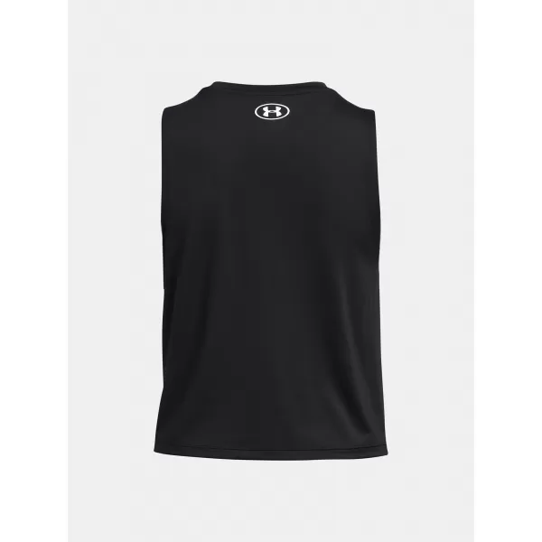  Dámské tílko UNDER ARMOUR VANISH ENERGY CROP TANK 1383654-001 ČERNÁ 