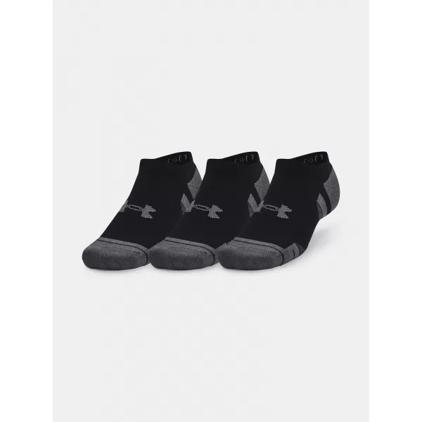  Ponožky UNDER ARMOUR PERFORMANCE COTTON NS (3 PÁRY) 1379526-001 ČERNÁ 