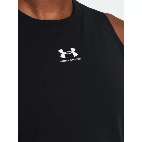  Dámské tílko UNDER ARMOUR CAMPUS MUSCLE TANK 1383659-001 ČERNÁ 