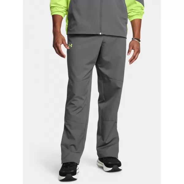  Pánské sportovní kalhoty UNDER ARMOUR ICON LEGACY WINDBKR PANT 1382876-025 ŠEDÁ 