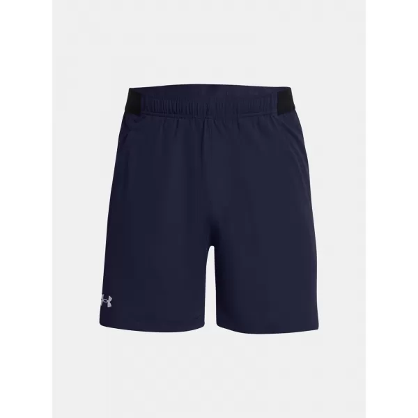  Pánské kraťasy UNDER ARMOUR VANISH WOVEN 6IN SHORTS 1373718-410 MODRÁ 