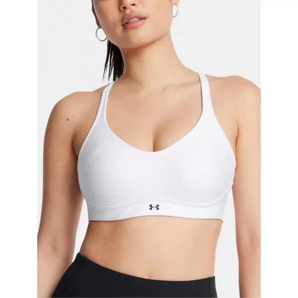 Dámská podprsenka UNDER ARMOUR INFINITY LOW 2.0 BRA 1384126-100 BÍLÁ 