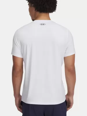 Pánské triko UNDER ARMOUR HEATGEAR FITTED SS 6000939-100 BÍLÁ
