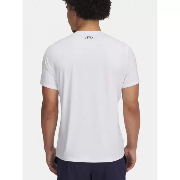  Pánské triko UNDER ARMOUR HEATGEAR FITTED SS 6000939-100 BÍLÁ 