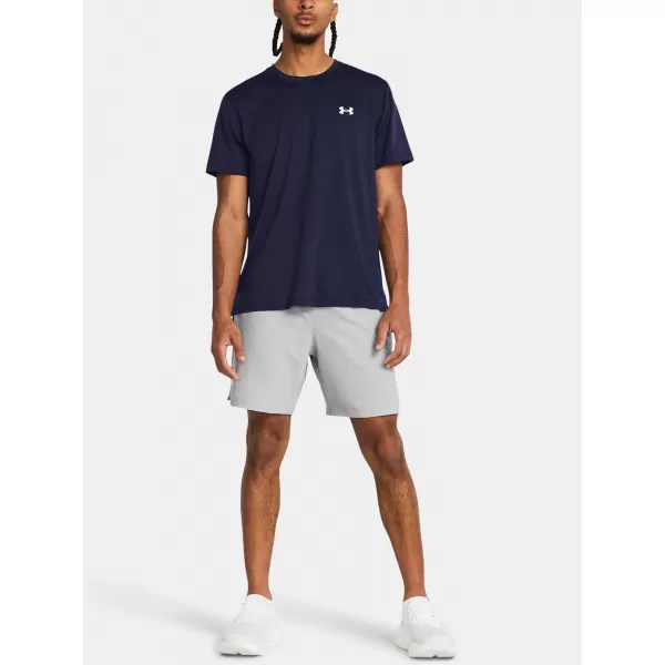  Pánské kraťasy UNDER ARMOUR LAUNCH 7 UNLINED SHORTS 1382622-011 ŠEDÁ 