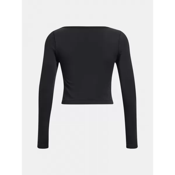  Dámské triko UNDER ARMOUR TRAIN SEAMLESS LS 1379150-001 ČERNÁ 