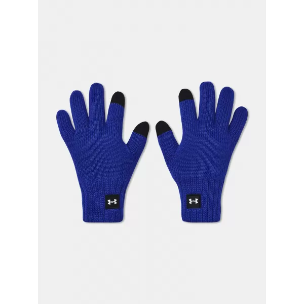  Pánské rukavice UNDER ARMOUR HALFTIME WOOL GLOVE 1378755-400 MODRÁ 