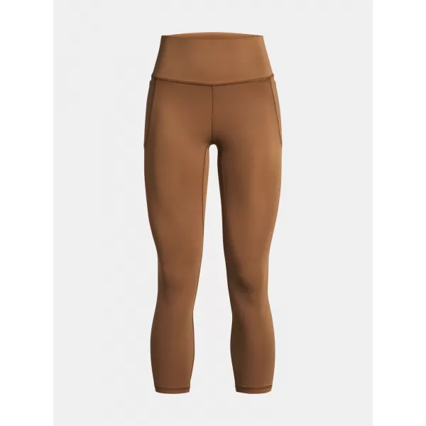  Dámské legíny UNDER ARMOUR MERIDIAN ANKLE LEG 1382525-253 HNĚDÁ 