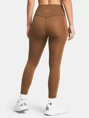 Dámské legíny UNDER ARMOUR MERIDIAN ANKLE LEG 1382525-253 HNĚDÁ