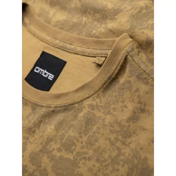  Pánské triko OMBRE OM-TSFP-0223 OLIVE 