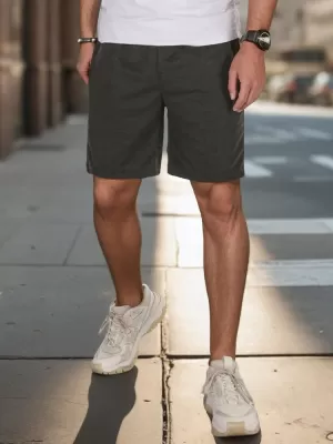 Pánské kraťasy DSTREET TMAVĚ ŠEDÁ