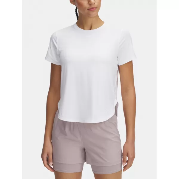  Dámské triko UNDER ARMOUR LAUNCH ELITE SHORTSLEEVE 1389564-100 BÍLÁ 