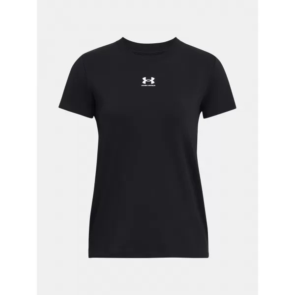  Dámské triko UNDER ARMOUR CAMPUS CORE SS 1383648-001 ČERNÁ 