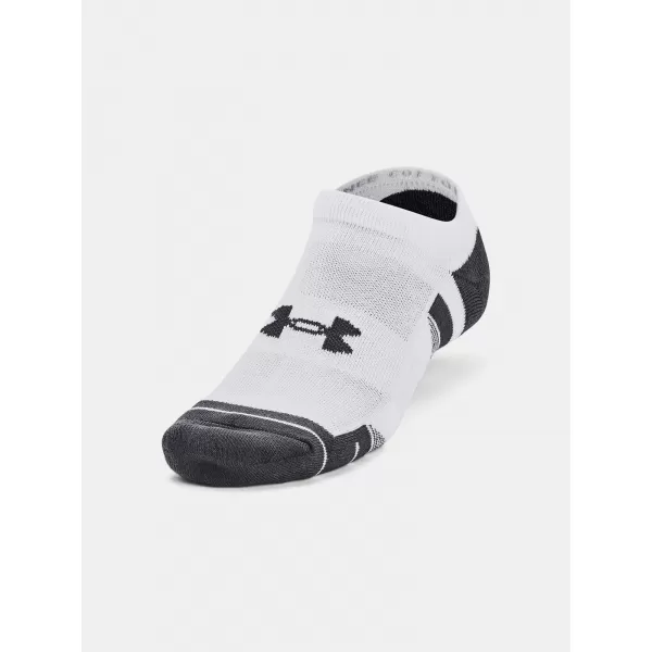  Ponožky UNDER ARMOUR PERFORMANCE COTTON NS (3 PÁRY) 1379526-100 BÍLÁ 