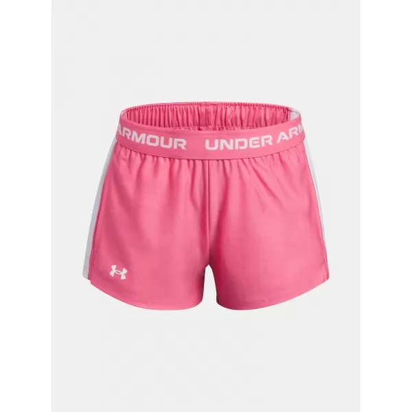  Dívčí kraťasy UNDER ARMOUR G TECH PLAY UP SHORT 1390075-672 RŮŽOVÁ 