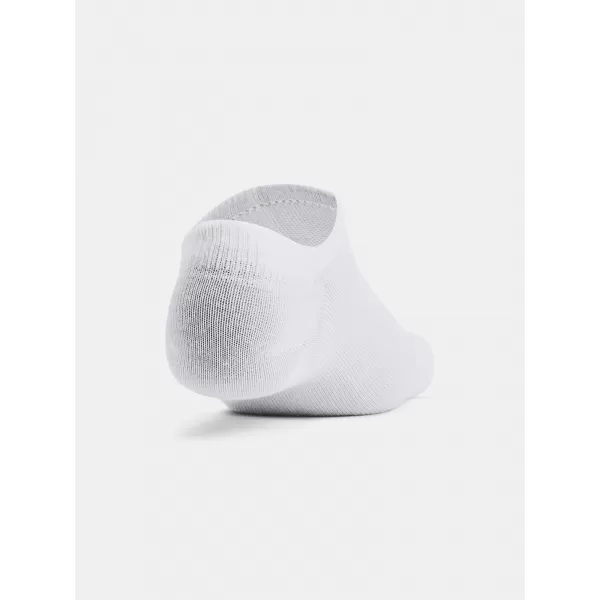  Ponožky UNDER ARMOUR ESSENTIAL NO SHOW (6 PÁRŮ) 1382611-100 BÍLÁ 