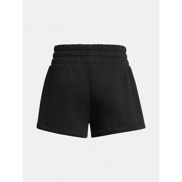  Dámské kraťasy UNDER ARMOUR ICON FLEECE BOXER SHORTS 1382725-001 ČERNÁ 
