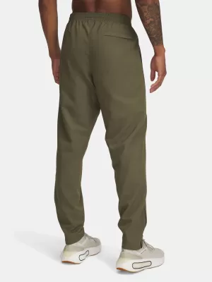 Pánské sportovní kalhoty UNDER ARMOUR RIVAL WVN WINDBREAKER PN 1390150-390 ZELENÁ