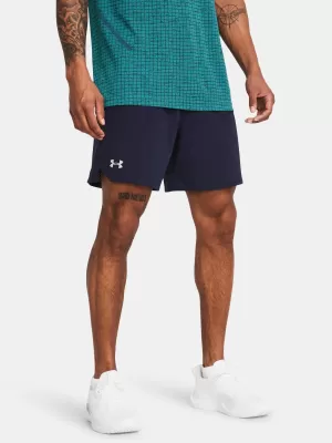 Pánské kraťasy UNDER ARMOUR VANISH WOVEN 6IN SHORTS 1373718-410 MODRÁ