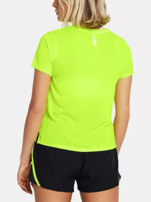 Dámské triko UNDER ARMOUR LAUNCH SHORTSLEEVE 1382434-731 ZELENÁ