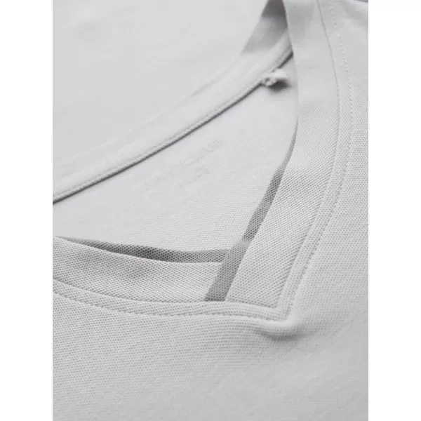  Pánské triko OMBRE OM-TSCT-0198 LIGHT GREY 
