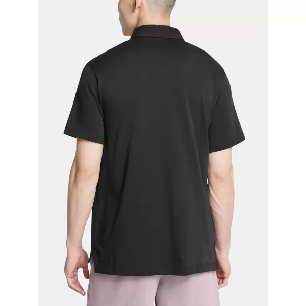  Pánské triko UNDER ARMOUR ICON POLO 1386608-001 ČERNÁ 