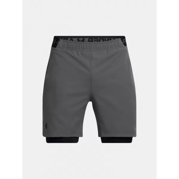  Pánské kraťasy UNDER ARMOUR VANISH WOVEN 2IN1 STS 1373764-025 ŠEDÁ 