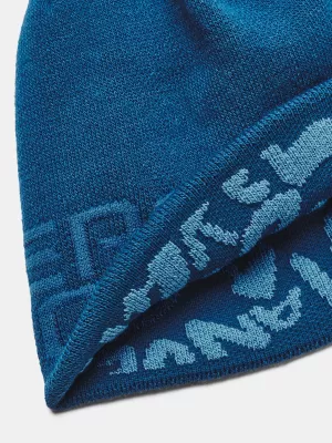 Chlapecká čepice UNDER ARMOUR REVERSIBLE HALFTIME BEANIE 1379999-426 MODRÁ