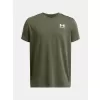 Chlapecké triko UNDER ARMOUR B ICON TAPED SS 6001583-390 ZELENÁ