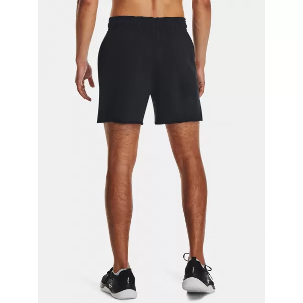  Pánské kraťasy UNDER ARMOUR RIVAL TERRY 6IN SHORT 1382427-001 ČERNÁ 