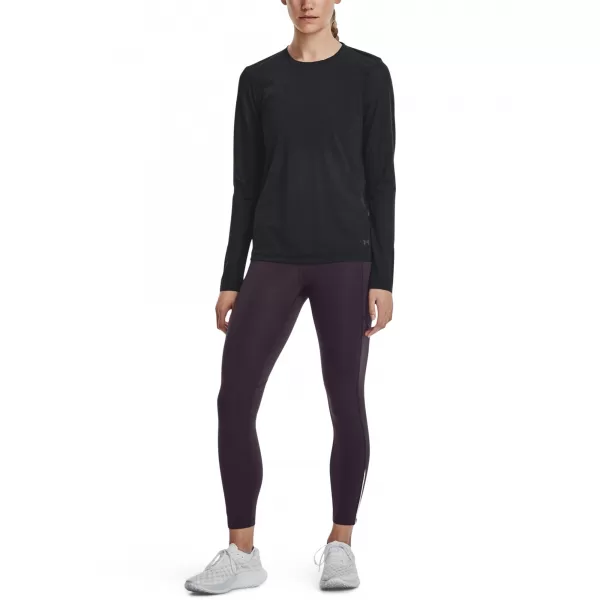  Dámské triko UNDER ARMOUR SEAMLESS STRIDE LS 1375699-001 ČERNÁ 