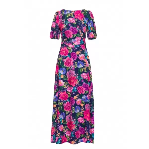  Dámské šaty MOE M858 BLUE/PINK 
