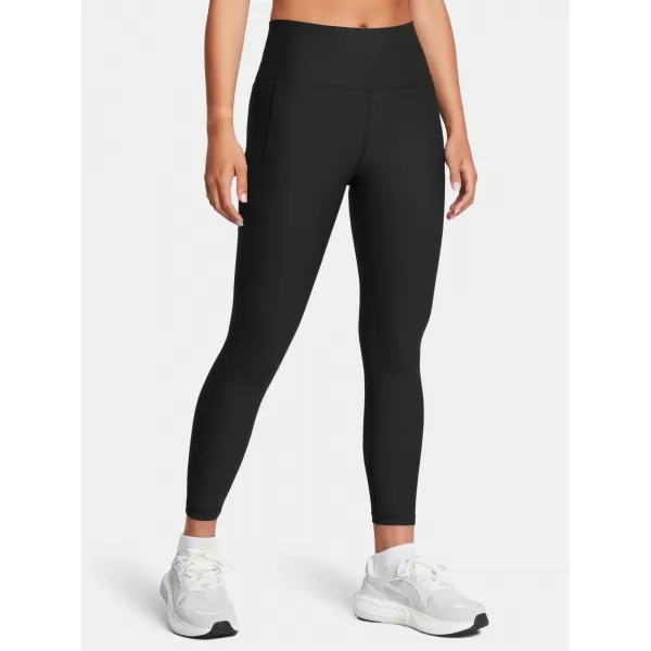  Dámské legíny UNDER ARMOUR MERIDIAN RIB ANKLE LEG 1386467-001 ČERNÁ 