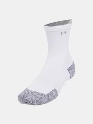 Ponožky UNDER ARMOUR AD RUN CUSHION CREW (3 PÁRY) 1387043-101 BÍLÁ