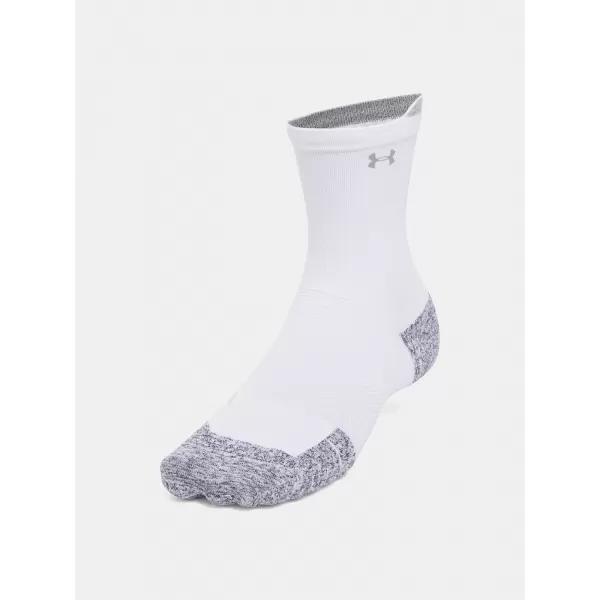  Ponožky UNDER ARMOUR AD RUN CUSHION CREW (3 PÁRY) 1387043-101 BÍLÁ 