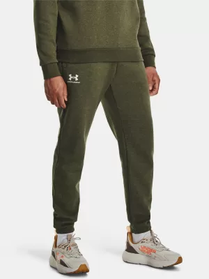 Pánské tepláky UNDER ARMOUR ESSENTIAL FLEECE JOGGER 1373882-391 ZELENÁ