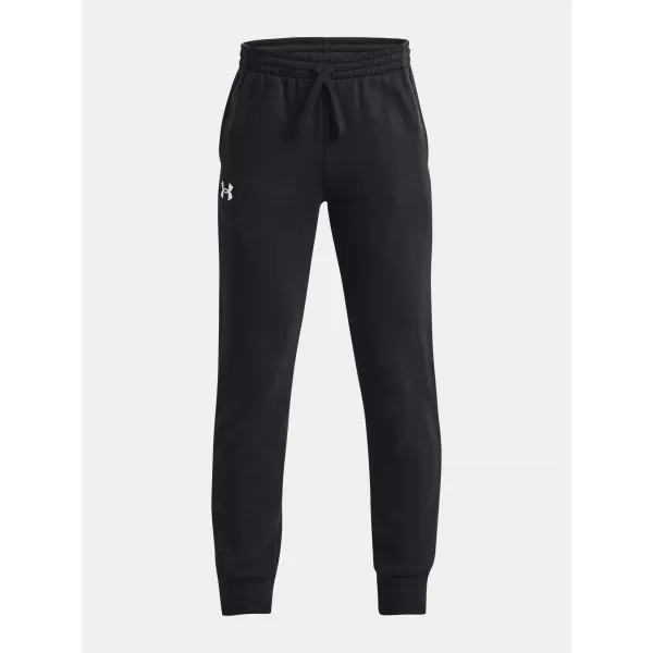  Chlapecké tepláky UNDER ARMOUR RIVAL FLEECE JOGGERS 1379787-001 ČERNÁ 