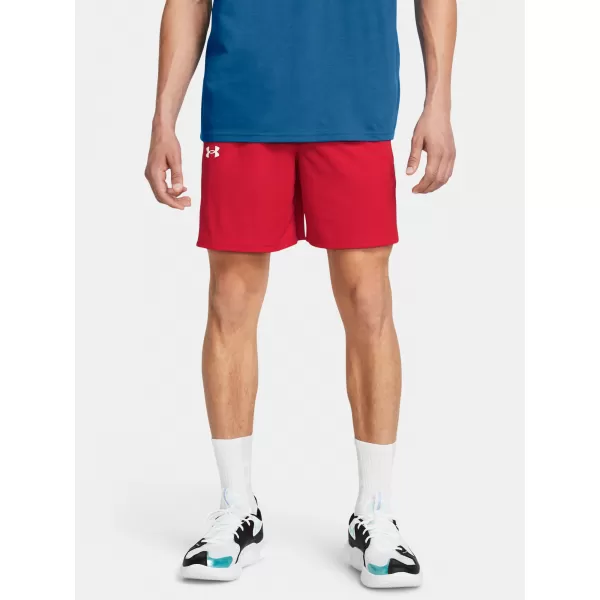  Pánské kraťasy UNDER ARMOUR BASELINE SHORT 1383389-600 ČERVENÁ 