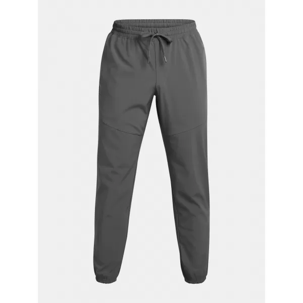  Pánské tepláky UNDER ARMOUR VIBE WOVEN JOGGER 1386557-025 ŠEDÁ 